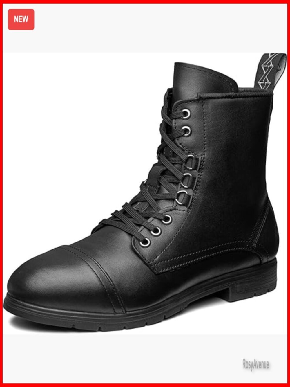 Women's Steel Toe Combat Work Boots Slip Resistant Electrical Hazard EH
